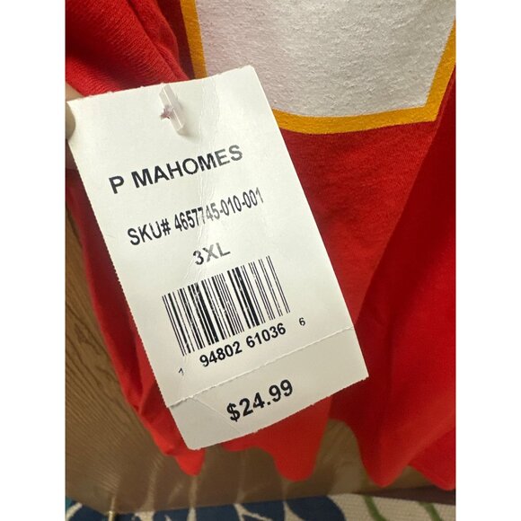 Patrick Mahomes Kansas City Chiefs Super Bowl LIV T-Shirt 3XL NFL Team Apparel - Picture 5 of 6